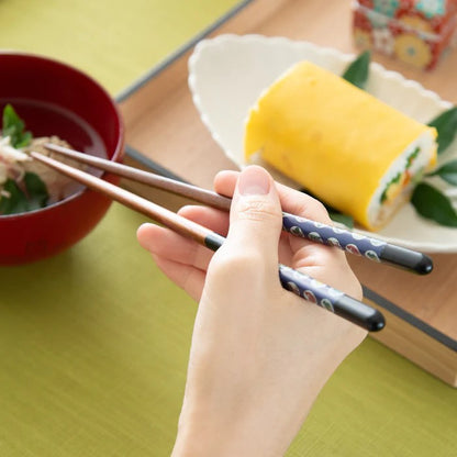 Seikou Kiln Black Kutani Color Reusable Chopsticks