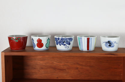 Traditional Mino Ware Soba Choko Cups - Five Designs